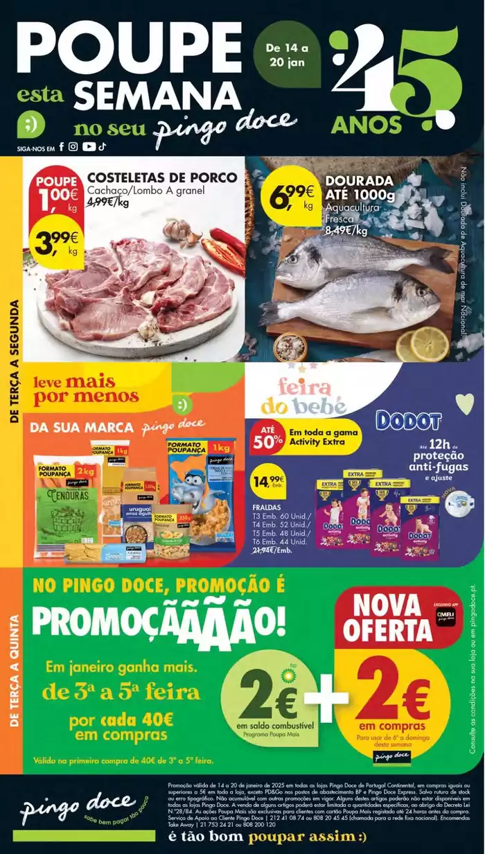 Catálogo Pingo Doce em Coimbra | Ofertas exclusivas para os nossos clientes | 14/01/2025 - 20/01/2025