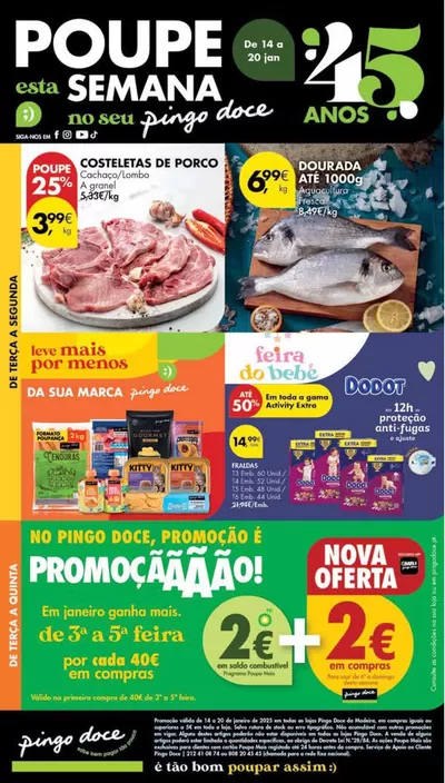 Catálogo Pingo Doce | Melhores ofertas para compradores poupados | 14/01/2025 - 20/01/2025