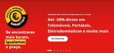 Promoções de Informática e Eletrónica | Preço mínimo de Worten | 14/01/2025 - 20/01/2025