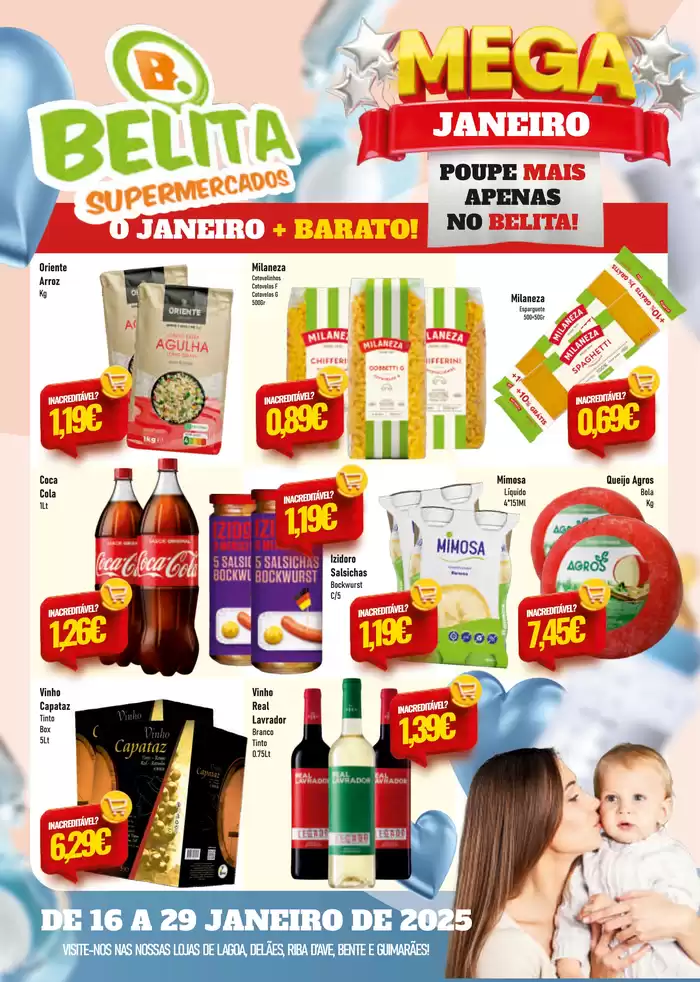 Catálogo Belita Supermercados | Ofertas especiais atrativas para todos | 16/01/2025 - 29/01/2025