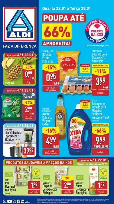 Promoções de Casa e Decoração em Portalegre | POUPA ATÉ 66% de Aldi | 22/01/2025 - 28/01/2025