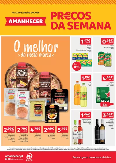 Catálogo Amanhecer em Coimbra | Folheto Amanhecer | 16/01/2025 - 22/01/2025