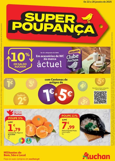 Catálogo Auchan em Palmela | Super Poupança | 22/01/2025 - 28/01/2025