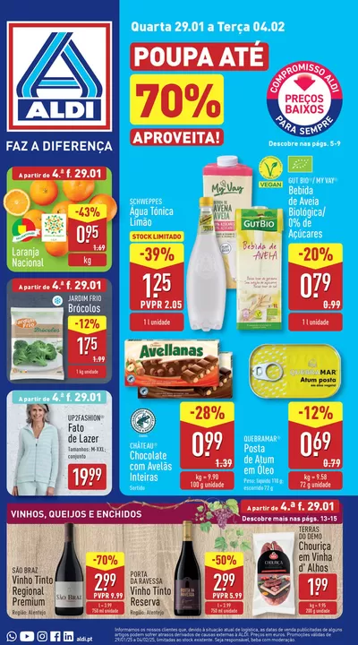 Catálogo Aldi em Moscavide | POUPA ATÉ 70% | 29/01/2025 - 04/02/2025