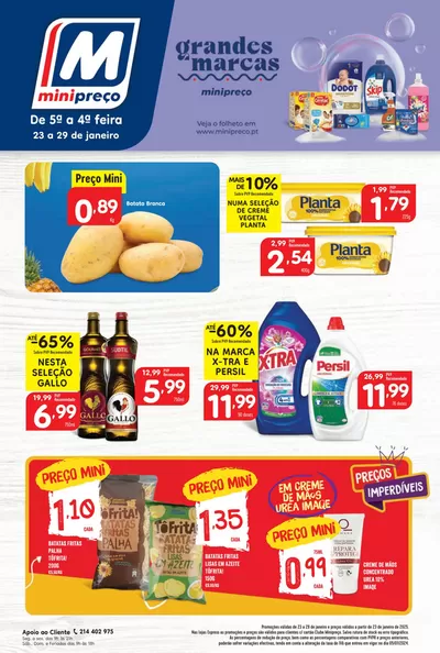 Promoções de Supermercados em Viana do Castelo | Folheto Nacional de 23 a 29 de Janeiro de Minipreço | 23/01/2025 - 29/01/2025