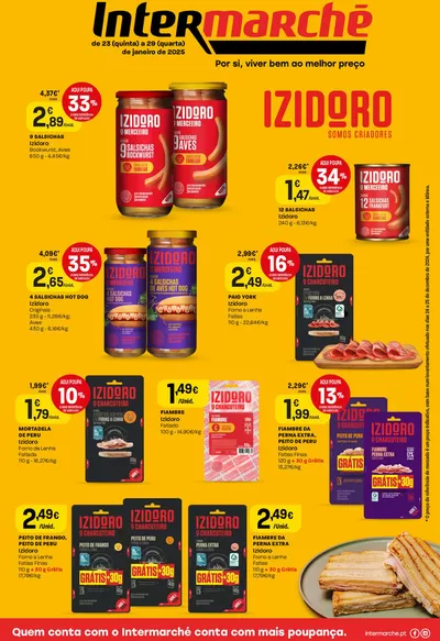 Catálogo Intermarché em Amadora | MONOFOLHA IZIDORO-DAMATTA | 23/01/2025 - 29/01/2025