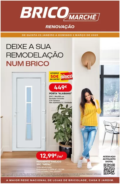 Promoções de Bricolage, Jardim e Construção em Arrifana | F#2 Catálogo Renovação 12p Nacional de Bricomarché | 23/01/2025 - 02/03/2025