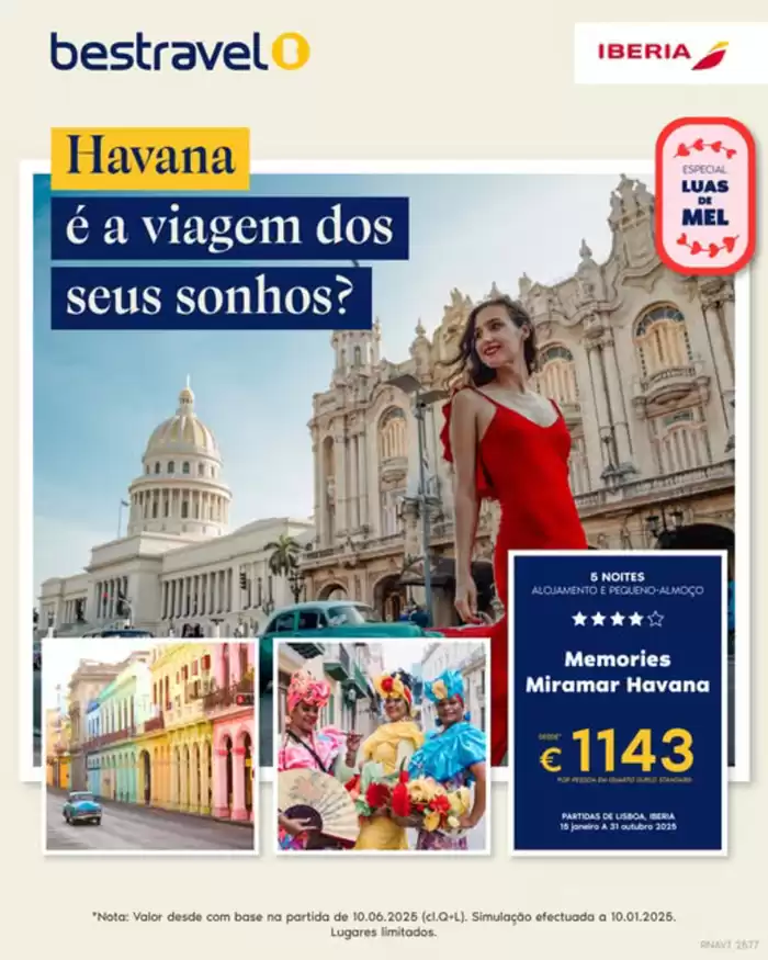 Catálogo Bestravel em Fundão | Havana  | 27/01/2025 - 10/05/2025