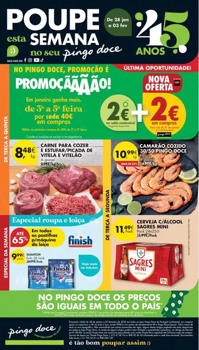 Catálogo Pingo Doce em Vila Nova de Gaia | Ofertas exclusivas para os nossos clientes | 28/01/2025 - 03/02/2025