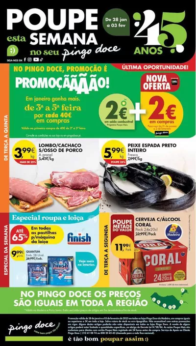 Catálogo Pingo Doce em Alcochete | Melhores ofertas para todos os clientes | 28/01/2025 - 03/02/2025