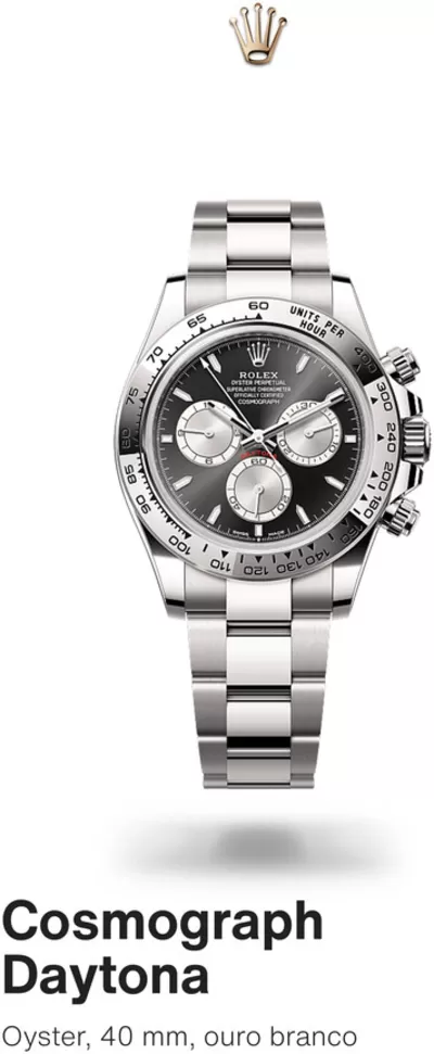 Promoções de Marcas de luxo em Alcochete | Cosmograph Daytona de Rolex | 29/01/2025 - 31/12/2025