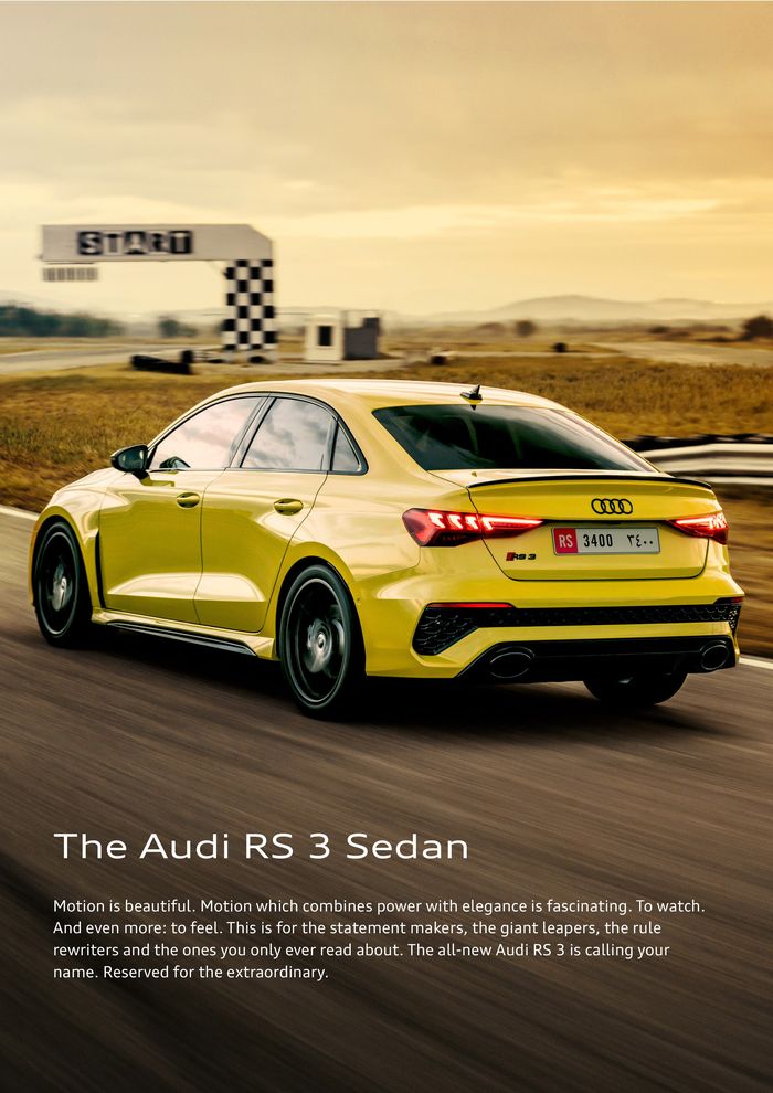 Catálogo Audi em Porto | RS3 SEDAN | 17/05/2023 - 17/05/2024