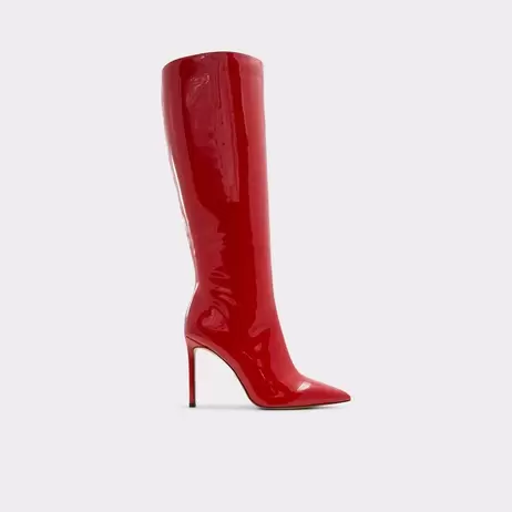 Oferta de Botas em verniz vermelho, salto fino - AGATHEA por 149,95€ em Aldo