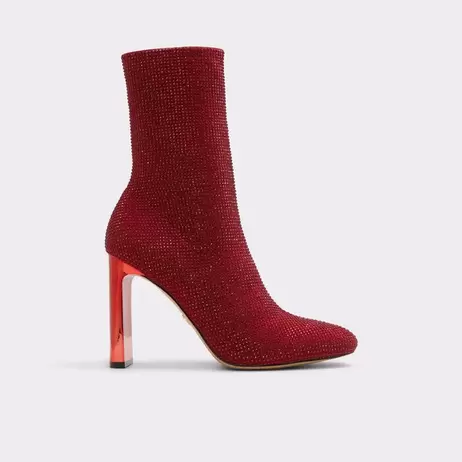 Oferta de Botins em vermelho, salto em bloco - FAELORA por 129,95€ em Aldo