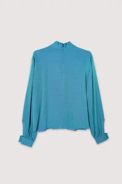 Oferta de Blusa de brilho com laço por 124,9€ em Ana Sousa