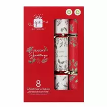 Oferta de Crackers Natal Giftmaker Decoração Natal 8un  por 11,95€ em Apolónia