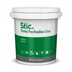 Oferta de Tinta Fachadas Lisa Stic Robbialac para Exterior 15L por 59,9€ em Armazéns Reis