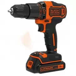 Oferta de Berbequim de Percussão 18V 1.5Ah Black&Decker BDCHD18KB-QW por 88,9€ em Armazéns Reis