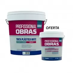 Oferta de Barbot Tinta Profissional Obras Mate Ext/Int 15+5L por 54,89€ em Armazéns Reis