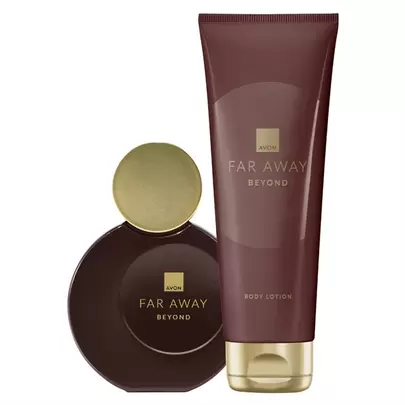 Oferta de CONJUNTO Far Away Beyond por 28,5€ em Avon