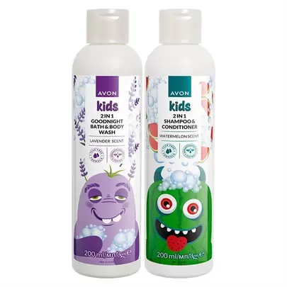 Oferta de Conjunto Avon Kids Little Monster Lavanda por 7,99€ em Avon