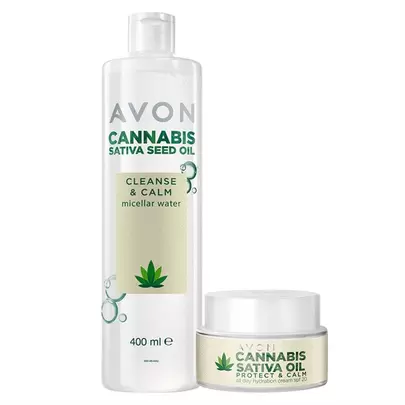 Oferta de CONJUNTO CANNABIS SATIVA por 22,99€ em Avon