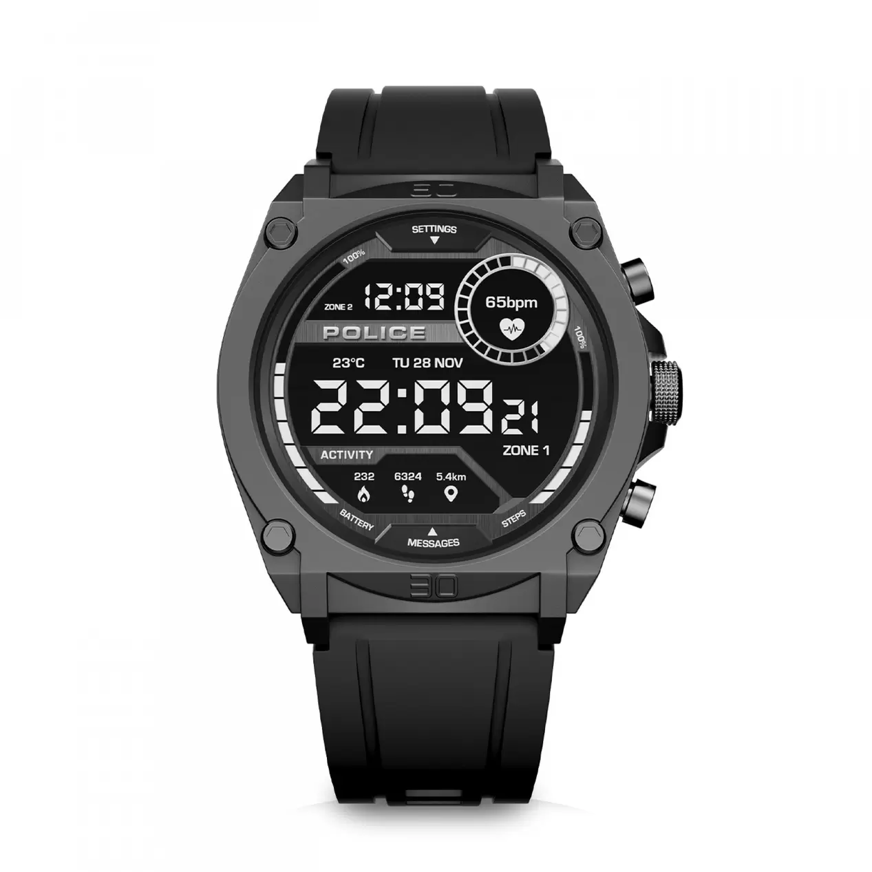 Oferta de Relógio Smartwatch My.Avatar Preto por 149€ em Bluebird