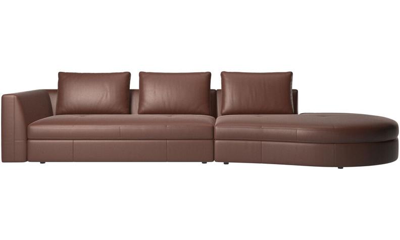 Oferta de Bergamo Sofa com módulo de descanso redondo,direita por 9249€ em BoConcept