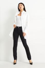 Oferta de Straight jeans - mid-rise waist - LYCRA® por 49,99€ em C&A