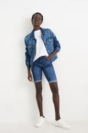 Oferta de Denim Bermuda shorts - mid-rise waist - LYCRA® por 29,99€ em C&A
