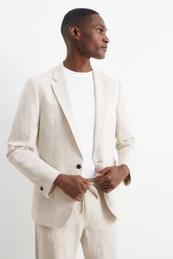 Oferta de Tailored jacket - slim fit - linen blend por 69,99€ em C&A