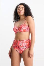Oferta de Bikini bottoms - high waist - LYCRA® XTRA LIFE™ - patterned por 12,99€ em C&A