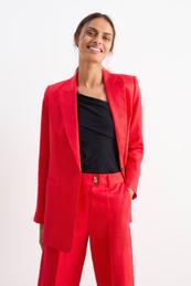 Oferta de Long linen blazer - regular fit por 59,99€ em C&A