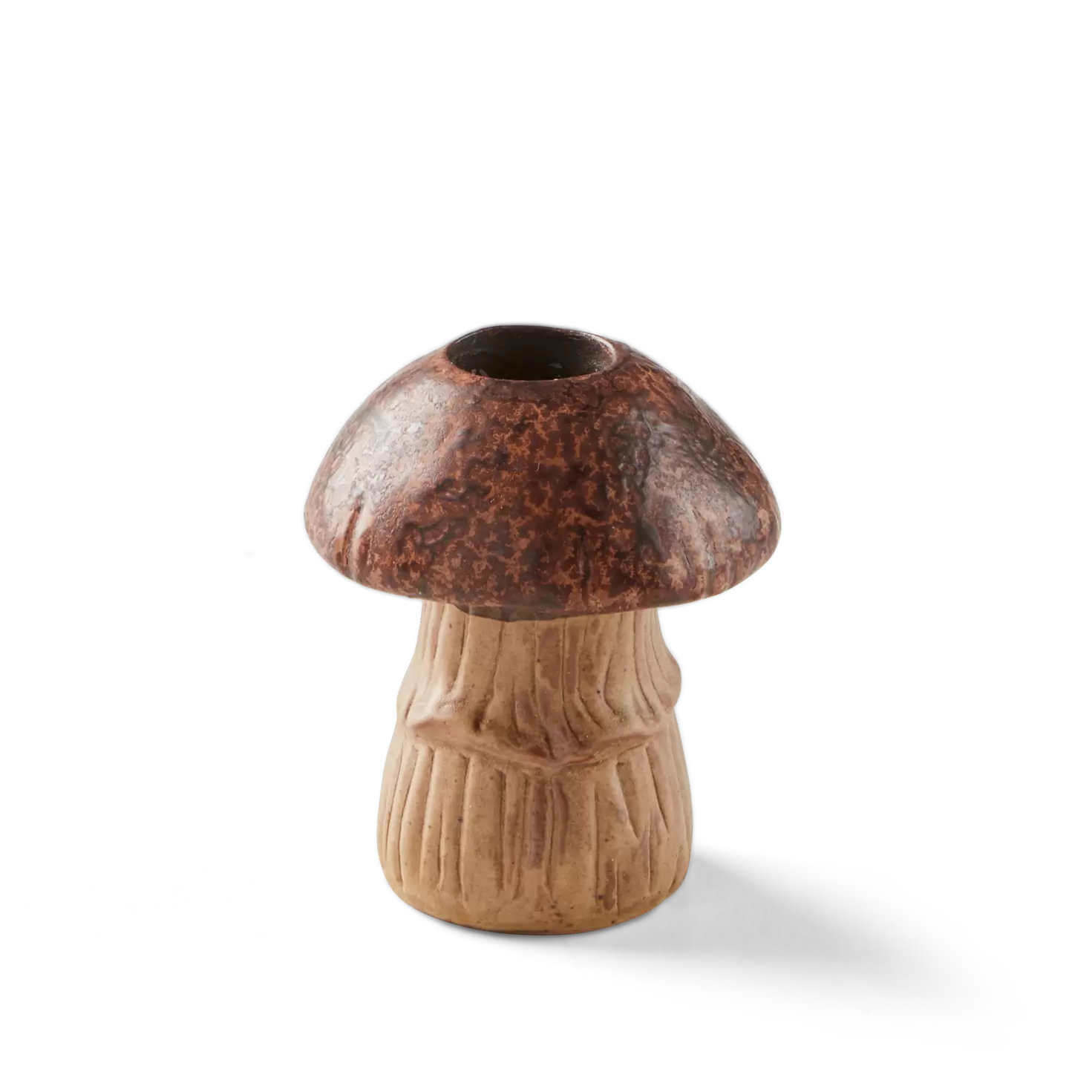 Oferta de FUNGI Castiçal castanho por 4,95€ em CASA