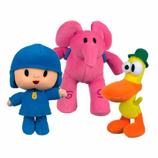 Oferta de Comprar Peluches Musicais Pocoyo e os seus amigos por 17,95€ em Centroxogo