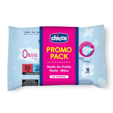 Oferta de Toalhitas de Limpeza 64un por 5,49€ em Chicco