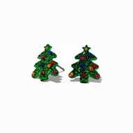 Oferta de Crystal Christmas Tree Stud Earrings por 6,99€ em Claire's