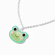 Oferta de Green Frog Shaker Pendant Necklace por 4,99€ em Claire's