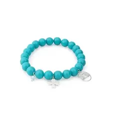 Oferta de Pulseira Elástica Turquesa por 26,95€ em Cristian Lay