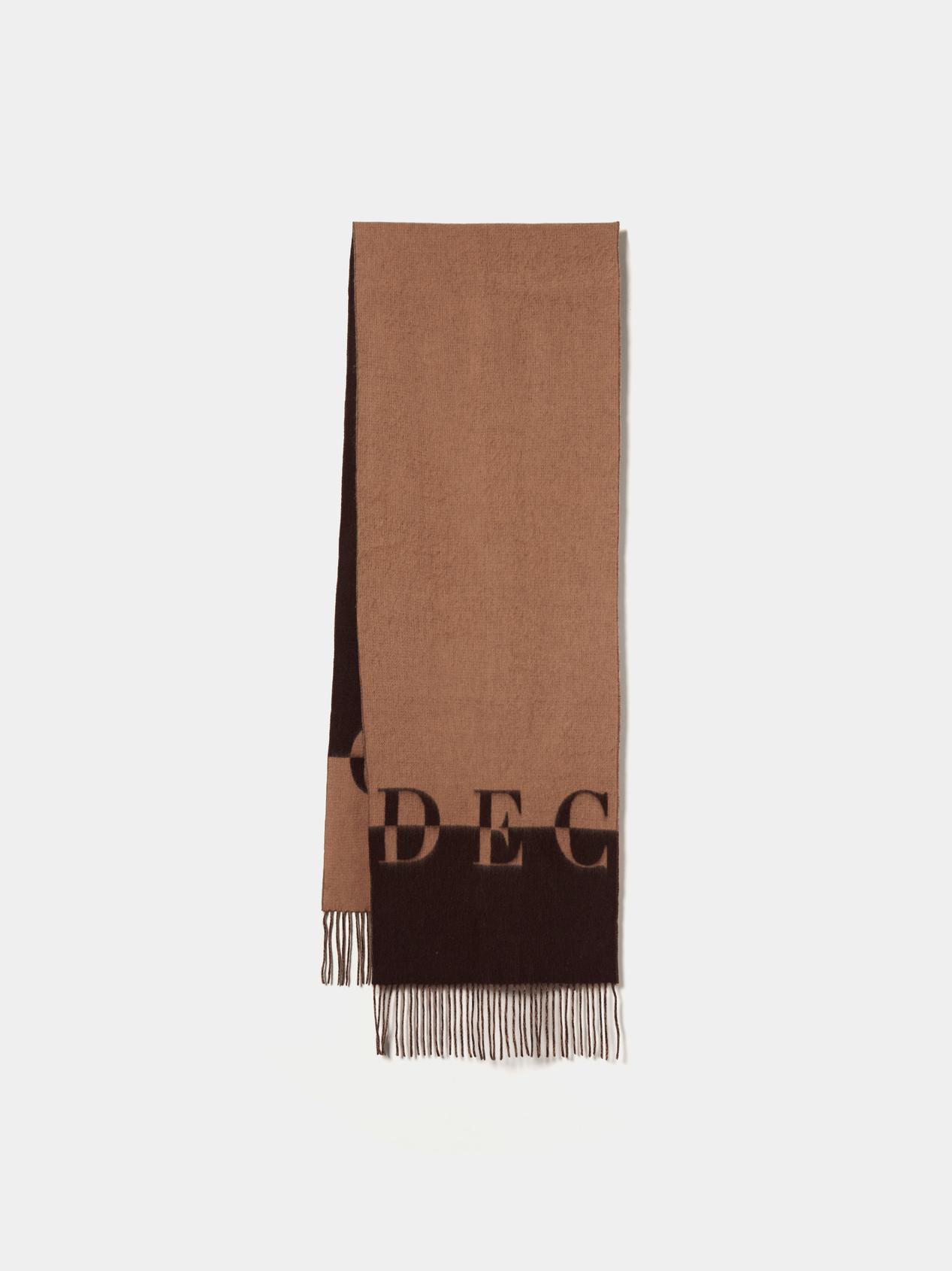 Oferta de Two-tone wool and alpaca scarf por 34,98€ em Decenio