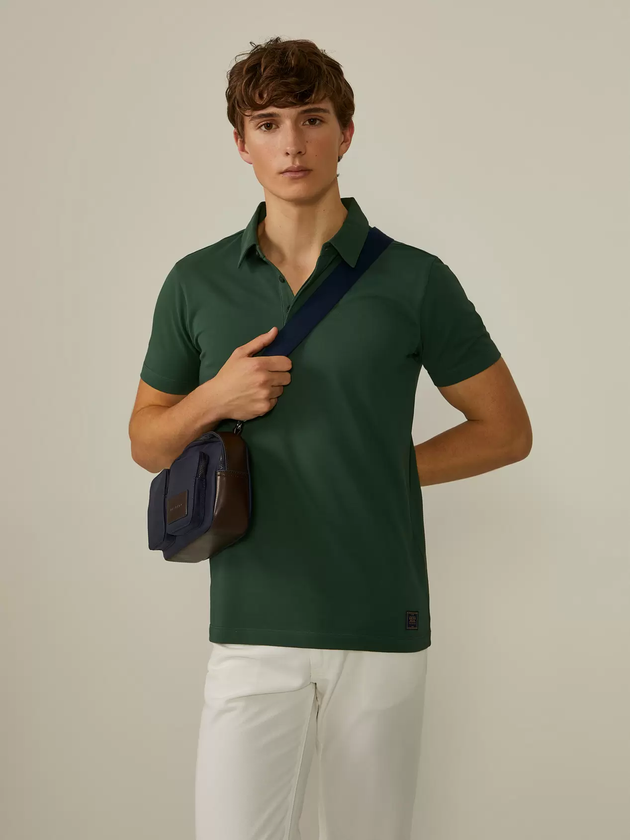 Oferta de Slim fit polo por 34,98€ em Decenio