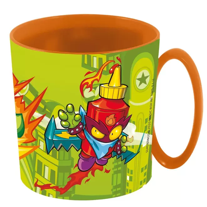 Oferta de Caneca para microondas 350 ML Super Zings por 3,99€ em DRIM