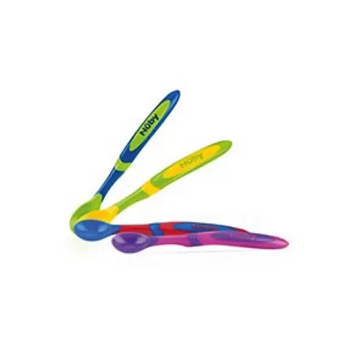 Oferta de Set 4 Colheres de Silicone +6m por 6,99€ em DRIM