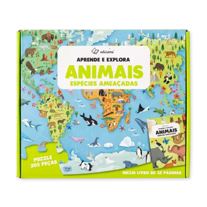 Oferta de APRENDE E EXPLORA - ANIMAIS - ESPÉCIES AMEAÇADAS por 25,95€ em Edicare