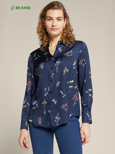 Oferta de Camisa floral em viscose ECOVERO™ por 136,5€ em Elena Miró