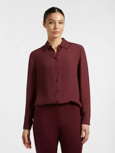 Oferta de Camisa em crepe de chine por 170€ em Elena Miró