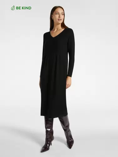 Oferta de Vestido comprido de viscose LENZING™ ECOVERO™ por 260€ em Elena Miró