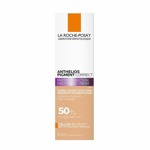 Oferta de La Roche Posay Anthelios UV Pigment Correct Tom Light SPF 50+ - 50 mL por 25,97€ em Farmácia Barreiros