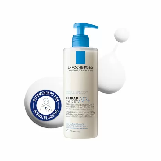 Oferta de La Roche Posay Lipikar Syndet AP+ Creme Lavante - 400 mL por 15,26€ em Farmácia Barreiros