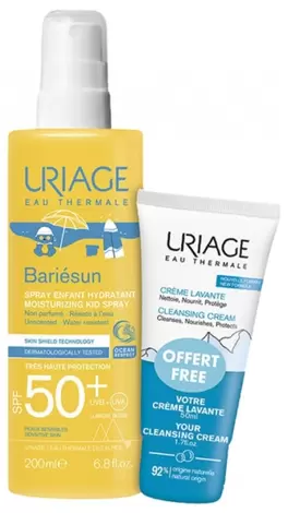 Oferta de Uriage Bariésun Spray Infantil, 200ml + Oferta Creme Lavante, 50ml por 20,5€ em Farmácia Saude